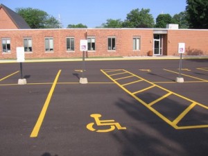 Accessibilte parking space