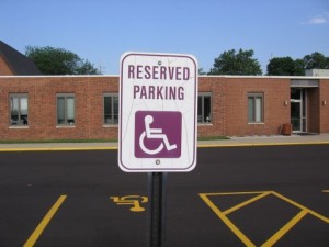 Accessibile Parking Sign