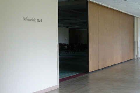 doors to fellowship hall